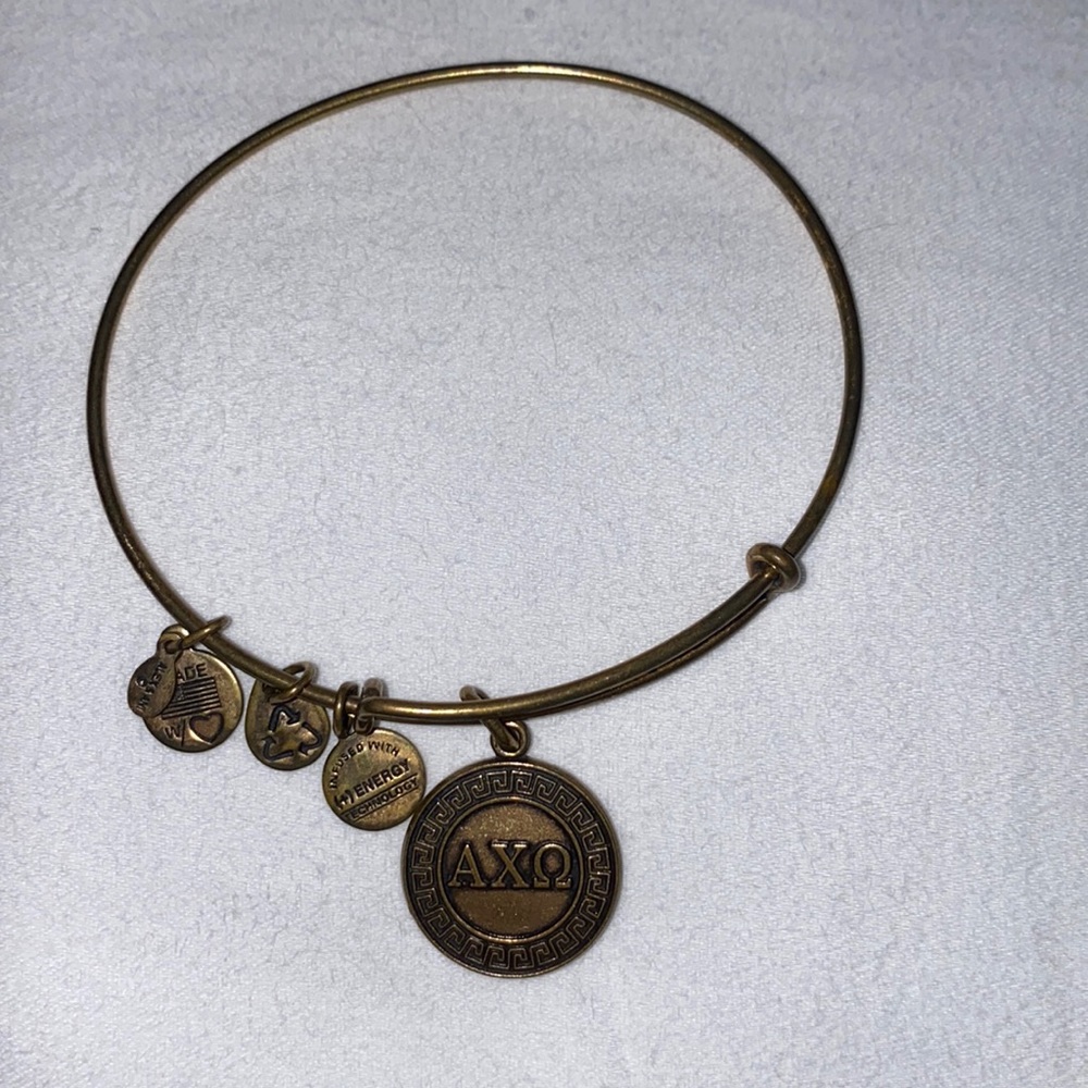Alex and Ani Alpha Chi Omega Charm Bracelet